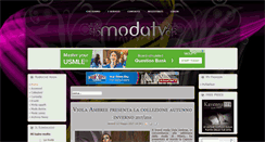 Desktop Screenshot of modatv.it