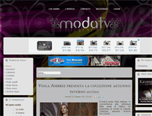 Tablet Screenshot of modatv.it